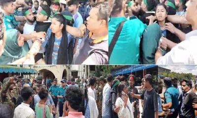 মিছিল থেকে ছাত্রলীগ নেতা গ্রেপ্তার, শেবাচিমে চিকিৎসকদের কর্মবিরতি প্রত্যাহার