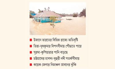 দেশের ৯ অঞ্চলে বন্যার শঙ্কা