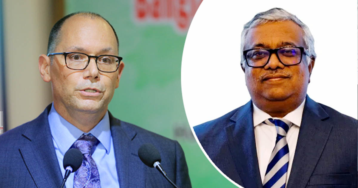 পররাষ্ট্রসচিবের সঙ্গে পিটার হাসের বৈঠক