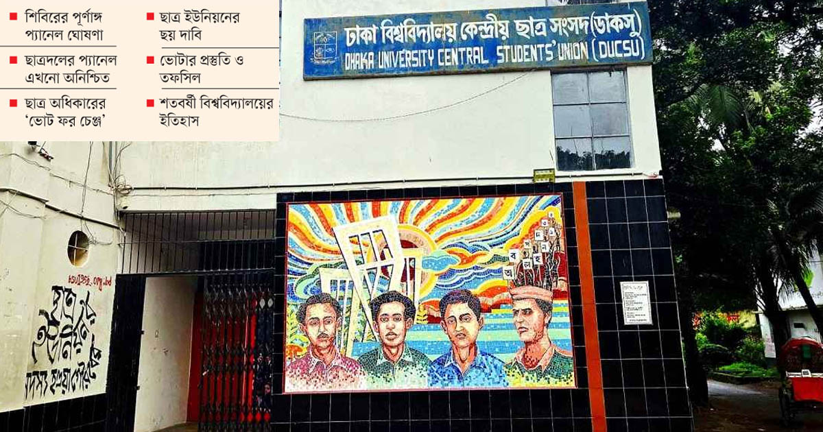 ডাকসু নির্বাচনে বাড়ছে উত্তাপ