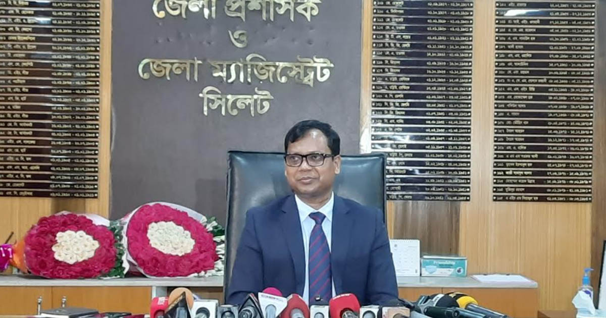 সিলেটে অ্যাকশনমুখী ডিসি সারোয়ার, দিলেন ১৫ দিনের আল্টিমেটাম