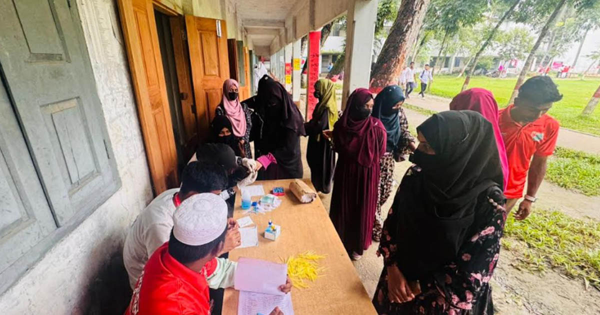 ঈশ্বরগঞ্জে ফ্রি ব্লাড গ্রুপিং ক্যাম্পেইন অনুষ্ঠিত