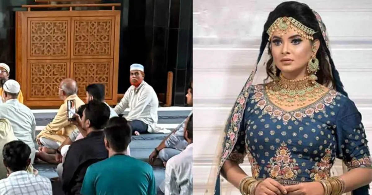 মসজিদে খেজুর ছিটিয়ে বিয়ে করলেন শবনম ফারিয়া