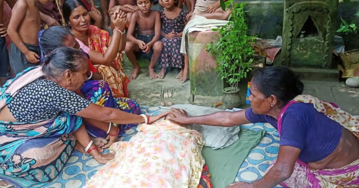 সাঘাটায় ট্রাক্টরের ধাক্কায় বৃদ্ধা নিহত