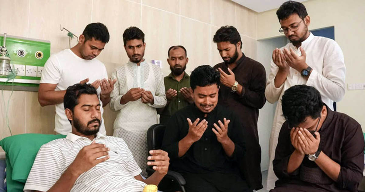 নুরকে দেখতে গেলেন সাদিক-ফরহাদ-মহিউদ্দিন