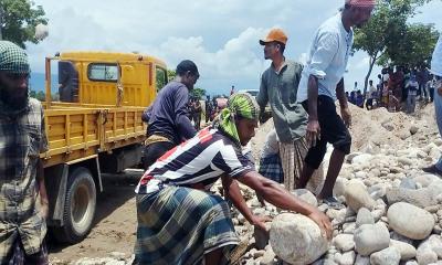 ভোলাগঞ্জ পাথর লুটের ঘটনায় গ্রেফতার ৫