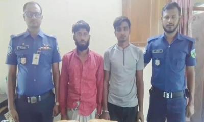 ঢাকা-চট্টগ্রাম মহাসড়কে গাজাসহ ২ মাদক কারবারি আটক