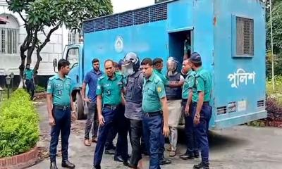 আবু সাঈদ হত্যা ও ৬ মরদেহ পোড়ানোর মামলার আসামিরা ট্রাইব্যুনালে