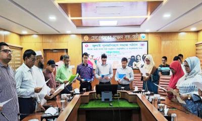 ফেনীতে ‘জুলাই আন্দোলন’ চেতনায় সমাজ গঠনের শপথ