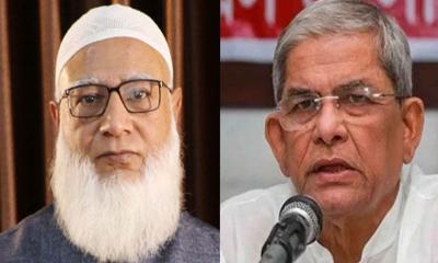 জামায়াত আমিরকে দেখতে হাসপাতালে মির্জা ফখরুল