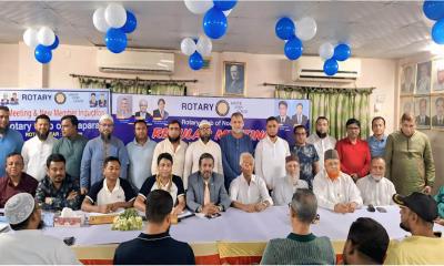রোটারি ক্লাব অফ নওয়াপাড়ার রোটারি বর্ষের প্রথম আলোচনা সভা