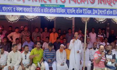 অভয়নগরে ব্যবসায়ীদের অর্ধদিবস ধর্মঘট, ৭২ ঘণ্টার আল্টিমেটাম