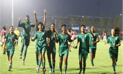 ভেন্যু বদলিয়ে ভুটানকে ৪-১ গোলে হারাল বাংলাদেশ