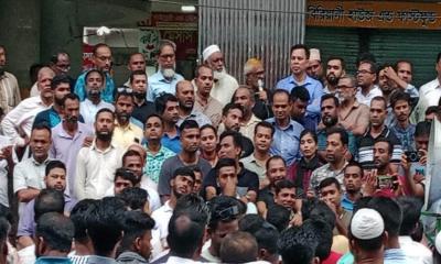 ব্যবসায়ী সোহাগ হত্যার প্রতিবাদে বরগুনায় বিএনপির বিক্ষোভ মিছিল