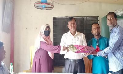 ড. মো. শহিদুল ইসলাম কলেজের এডহক কমিটির সভাপতিকে সংবর্ধনা