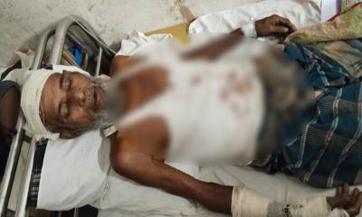 বোরহানউদ্দিনে চাঁদার দাবিতে বৃদ্ধকে কুপিয়ে জখম