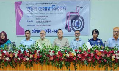 চৌগাছায় হুইলচেয়ার বিতরণ ও মডেল মসজিদের উদ্বোধন