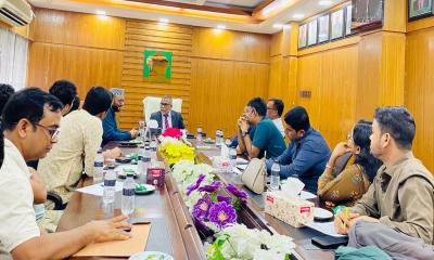 চীন সফর শেষে সাংবাদিকদের সঙ্গে ইবি উপাচার্যের মতবিনিময়