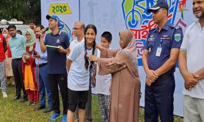 জুলাই পুনর্জাগরণ উপলক্ষে জয়পুরহাটে সাইক্লিং প্রতিযোগিতা