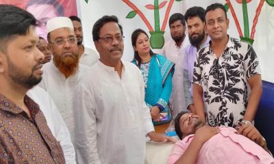 জুলাই গণঅভ্যুত্থানের স্মরণে কুড়িগ্রামে ড্যাবের রক্তদান কর্মসূচি