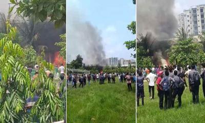 উত্তরায় বিমান বিধ্বস্তে হতাহত কত, জানাল ফায়ার সার্ভিস