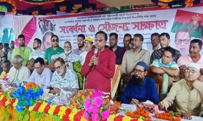 মির্জাগঞ্জে নবনির্বাচিত জেলা বিএনপি সভাপতি-সম্পাদককে সংবর্ধনা