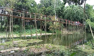 নাগরপুরে পাকা রাস্তা ও সেতুর অভাবে দুর্ভোগে আট গ্রামের মানুষ
