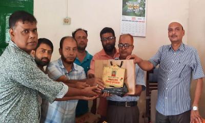 নাসিরনগরে বিআরডিবির তিন কর্মকর্তা-কর্মচারীর বিদায় সংবর্ধনা