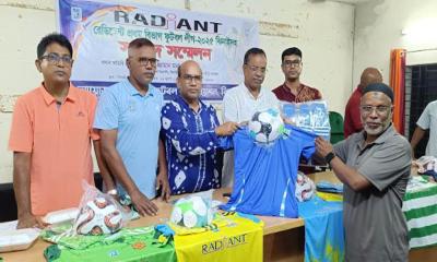 ঝিনাইদহে ২ আগস্ট পর্দা উঠছে রেডিয়েন্ট প্রথম বিভাগ ফুটবল লীগের