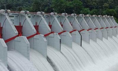 কাপ্তাই বাঁধের ১৬টি গেট খুলে দেওয়া হয়েছে