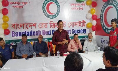 মির্জাগঞ্জে রেড ক্রিসেন্ট সোসাইটির সরকারি কলেজ ইউনিট অফিস উদ্বোধন
