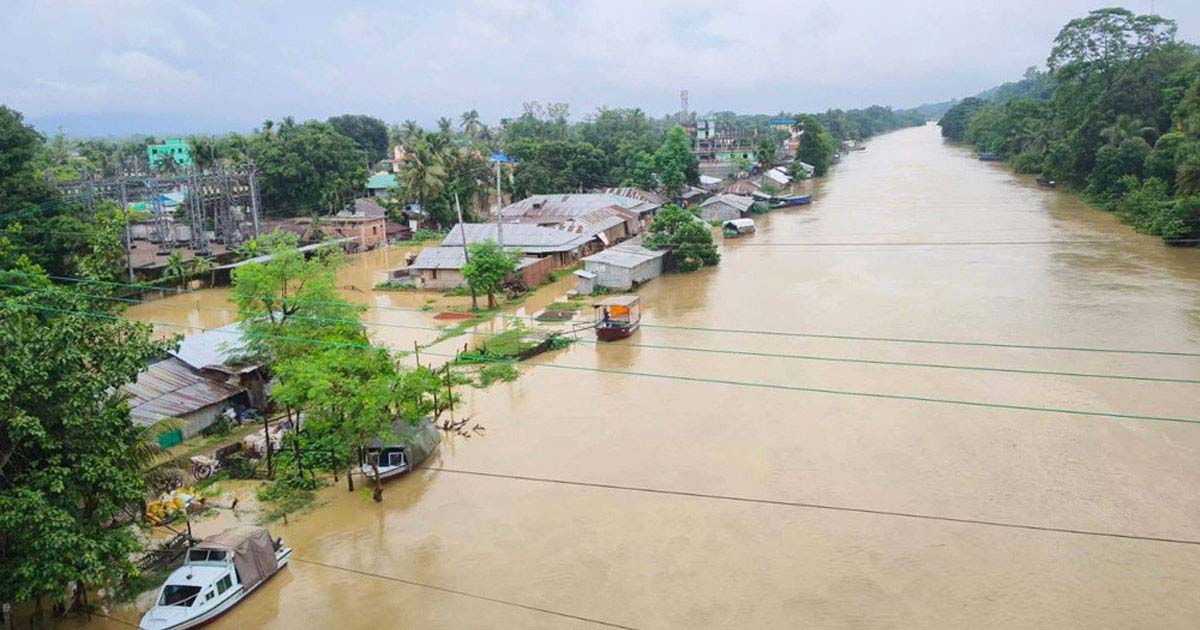 রাঙামাটিতে পানিবন্দি ৩০ হাজার মানুষ, নিম্নাঞ্চল প্লাবিত