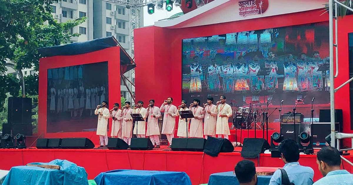 মানিক মিয়া এভিনিউতে শুরু ‘জুলাই পুনর্জাগরণ’ অনুষ্ঠানমালা