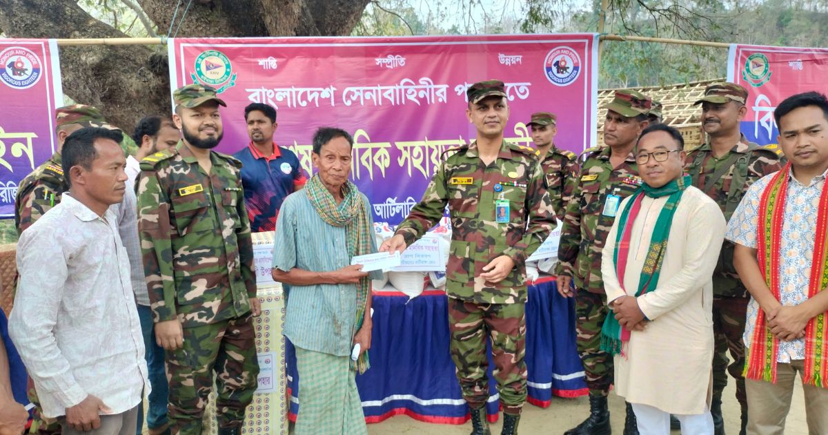 মাটিরাঙ্গায় সেনাবাহিনীর উদ্যোগে বিনামূল্যে চিকিৎসাসেবা প্রদান