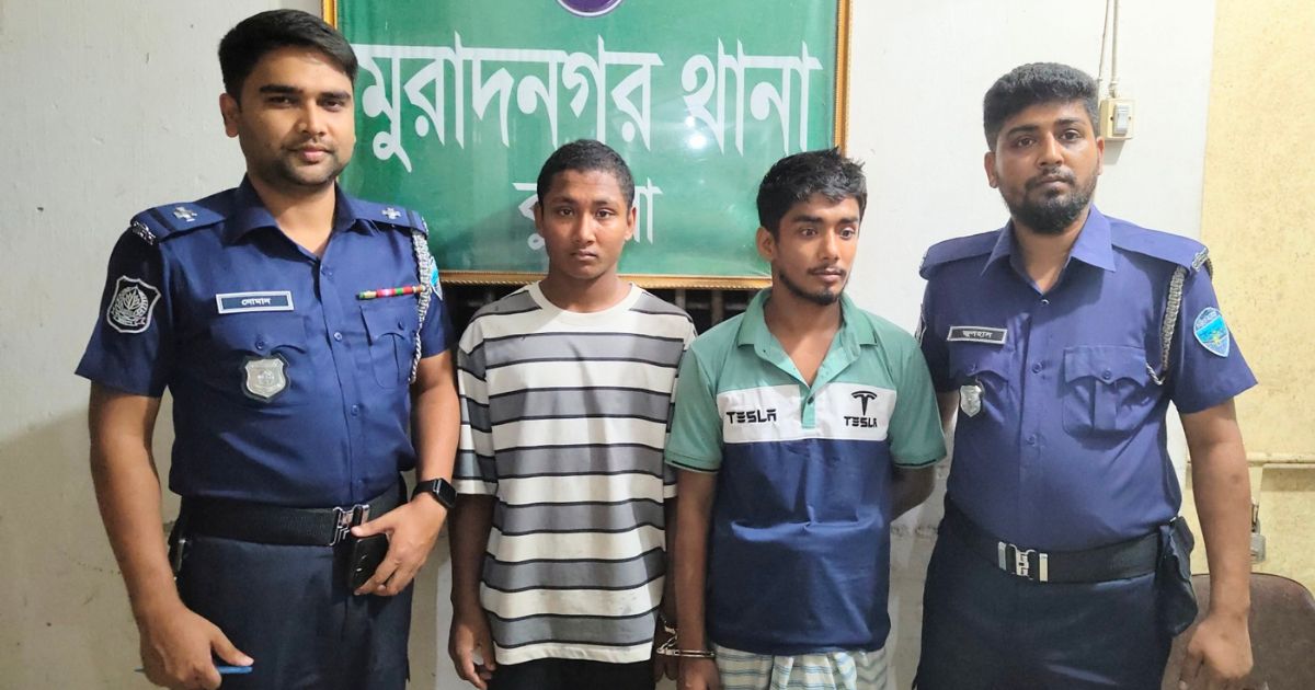 মুরাদনগরে পুলিশের অভিযানে গাঁজাসহ দুই ভাই গ্রেপ্তার