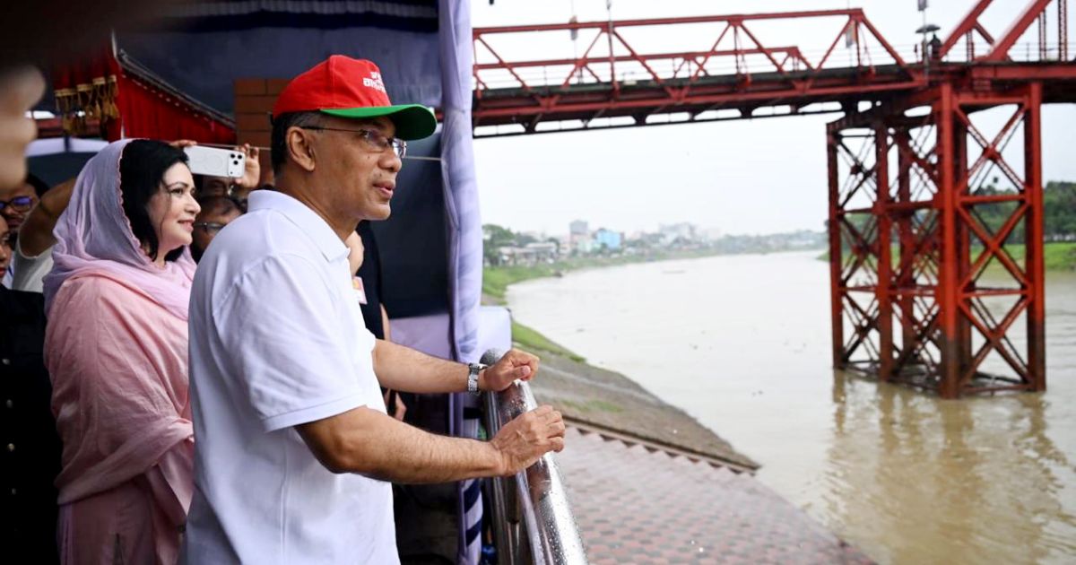 সিলেটে মেগা খাল খনন প্রকল্পের ভিত্তিপ্রস্তর স্থাপন করলেন প্রধানমন্ত্রী