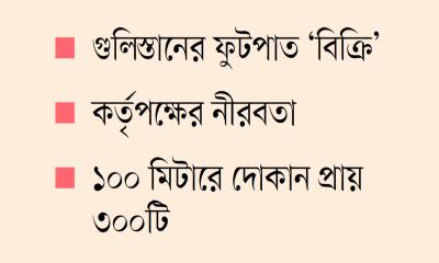 কোটি টাকার ফুটপাত বাণিজ্য