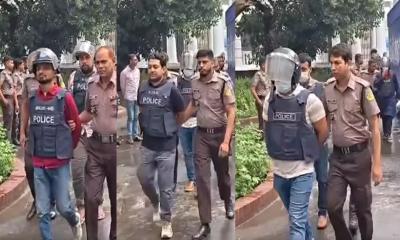৬ আসামিকে আনা হলো ট্রাইব্যুনালে, নিরাপত্তা জোরদার