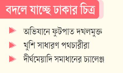 ফুটপাতে স্বস্তির নিঃশ্বাস