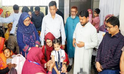 রাজশাহীতে ৪৩৮ কেন্দ্রে হাম-রুবেলা টিকাদান ক্যাম্পেইন শুরু