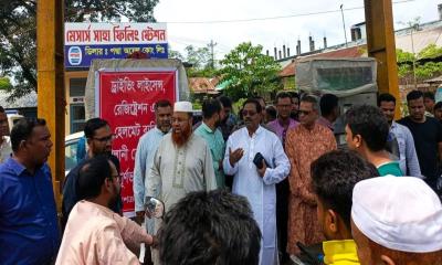 কুড়িগ্রামে বিএনপির নেতৃবৃন্দের বিভিন্ন তেল পাম্প পরিদর্শন