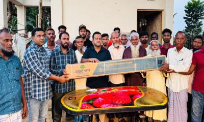 মাটিরাঙ্গায় ওয়াদুদ ভূইয়ার উদ্যোগে মুসলিমপাড়ায় সুপেয় পানির পাম্প স্থাপন