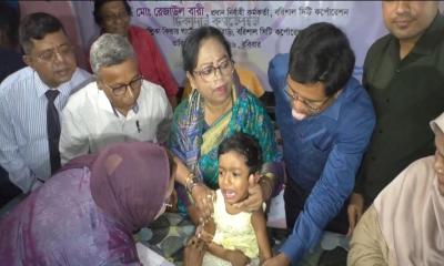 বরিশালে হামের টিকাদান কার্যক্রম শুরু