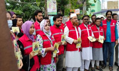 হাম-রুবেলা টিকাদান সচেতনতায় কুড়িগ্রামে রেডক্রিসেন্টের ক্যাম্পেইন