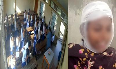 ডাস্টার দিয়ে ছাত্রীকে মেরে মাথা ফাটালেন শিক্ষক