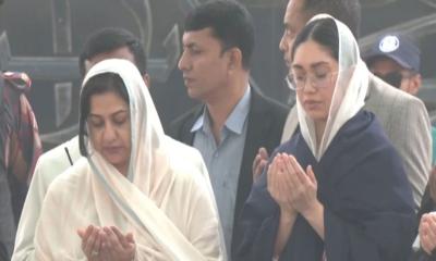 খালেদা জিয়ার কবর জিয়ারত করলেন জাইমা রহমান