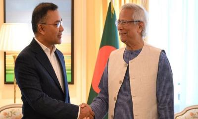 সন্ধ্যায় প্রধান উপদেষ্টার সঙ্গে বৈঠক করবেন তারেক রহমান