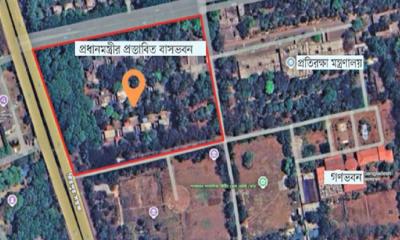 নতুন প্রধানমন্ত্রীর বাসভবন নির্মাণের জন্য জায়গা চূড়ান্ত