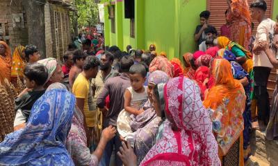 গাংনীতে লাটাহাম্বারের চাকায় পিষ্ট হয়ে শিশু নিহত, চালক আটক