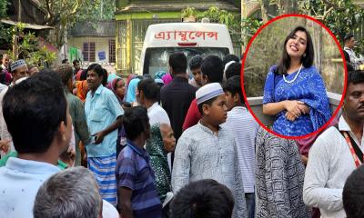 যুক্তরাষ্ট্রে নিহত শিক্ষার্থী বৃষ্টির মরদেহ পৌঁছাল মাদারীপুরে, এলাকায় শোকের মাতম